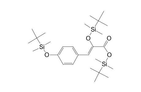 tert-Butyl(dimethyl)silyl (2Z)-2-([tert-butyl(dimethyl)silyl]oxy)-3-(4-([tert-butyl(dimethyl)silyl]oxy)phenyl)-2-propenoate