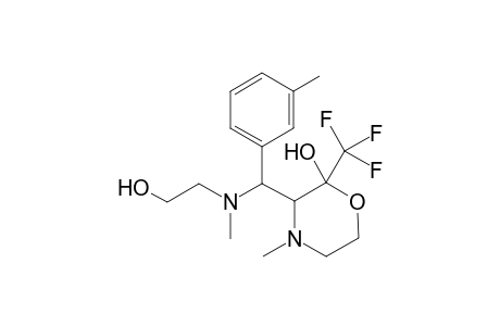 3-{[(2-Hydroxyethyl)(methyl)amino]-(m-tolyl)methyl}-4-methyl-2-trifluoromethylmorpholin-2-ol