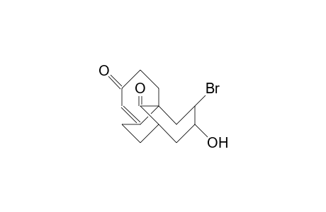 (4AR, 6S,7S,9R)-6-bromo-3,4,6,7,8,9,10,11-octahydro-7-hydroxy-4a,9-methano-4ah-benzocyclononene-2,12(5H)-dione