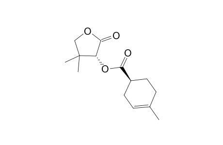 2-[4'-Methyl-3-cyclohexene-1-(carbonyloxy)]-3,3-dimethyl-.gamma.-butyrolactone