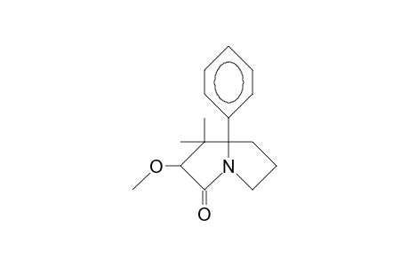 endo-3-Methoxy-4,4-dimethyl-5-phenyl-1-aza-bicyclo(3.3.0)nonan-2-one