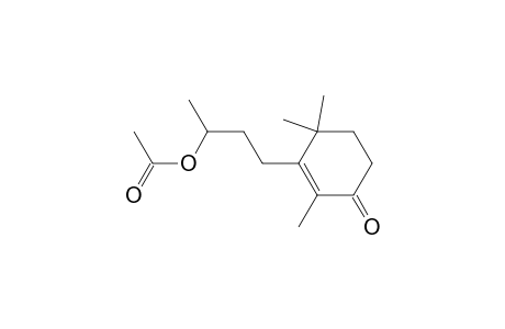 4-(2,6,6-trimethyl-3-oxidanylidene-cyclohexen-1-yl)butan-2-yl ethanoate