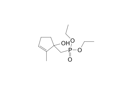 Diethyl(1-hydroxy-2-methylcyclopent-2-enyl)methylphosphonate