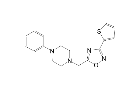 piperazine, 1-phenyl-4-[[3-(2-thienyl)-1,2,4-oxadiazol-5-yl]methyl]-