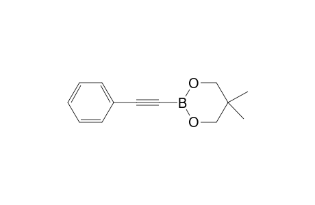 5,5-dimethyl-2-(2-phenylethynyl)-1,3,2-dioxaborinane