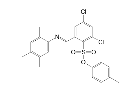 2,4-dichloro-6-[N-(2,4,5-trimethylphenyl)formimidoyl]phenol, p-toluenesulfonate