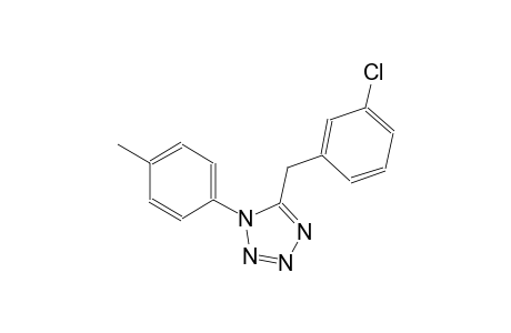 5-(3-chlorobenzyl)-1-(4-methylphenyl)-1H-tetraazole