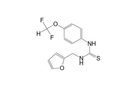 N-[4-(difluoromethoxy)phenyl]-N'-(2-furylmethyl)thiourea
