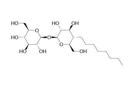 3,4-dihydroxy-6-(hydroxymethyl)-5-octyltetrahydro-2H-pyran-2-yl beta-D-glucopyranoside