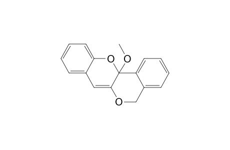 [2]Benzopyrano[4,3-b][1]benzopyran, 5,12a-dihydro-12a-methoxy-