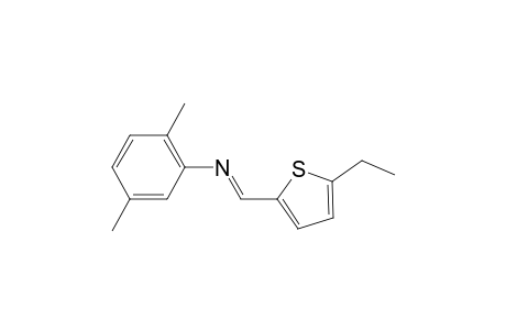 (2,5-Dimethyl-phenyl)-(5-ethyl-thiophen-2-ylmethylene)-amine