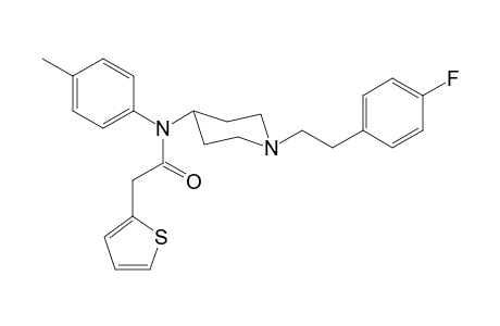 N-(1-[2-(4-Fluorophenyl)ethyl]piperidin-4-yl)-N-(4-methylphenyl)thiophene-2-acetamide