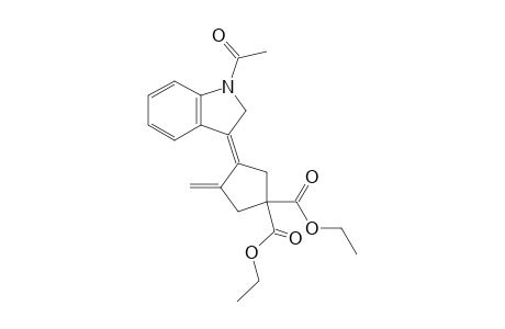 1-Acetyl-3-[2-methylene-4,4-bis(ethoxycarbonyl)cyclopentylidene]indole