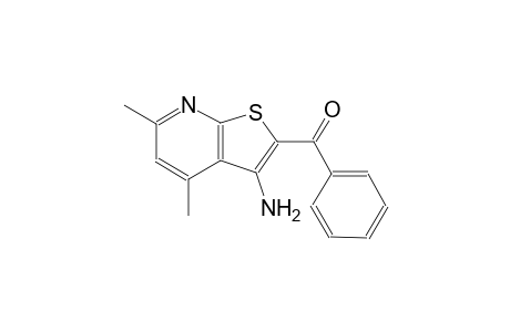 (3-amino-4,6-dimethylthieno[2,3-b]pyridin-2-yl)(phenyl)methanone