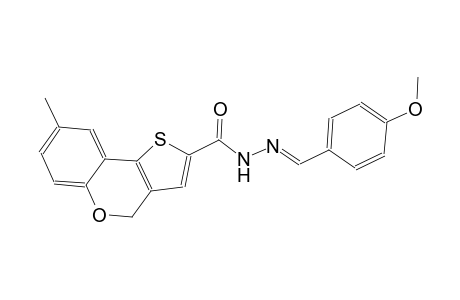 N'-[(E)-(4-methoxyphenyl)methylidene]-8-methyl-4H-thieno[3,2-c]chromene-2-carbohydrazide