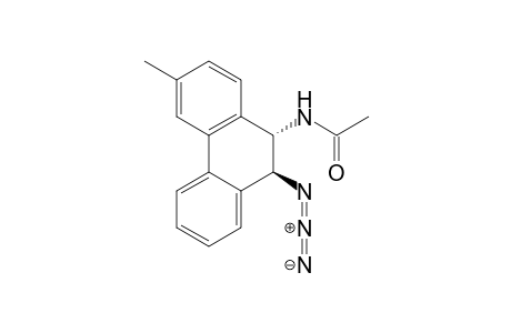 Acetamide, N-(10-azido-9,10-dihydro-6-methyl-9-phenanthrenyl)-, trans-