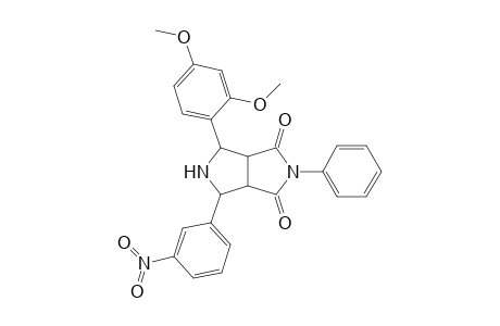 4-(2',4'-Dimethoxyphenyl)-2-(3'-nitrophenyl)-7-phenyl-6,8-dioxo-3,7-diazabicyclo[3.3.0]octane isomer