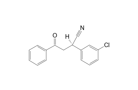 (R)-2-(3-chlorophenyl)-4-oxo-4-phenylbutanenitrile