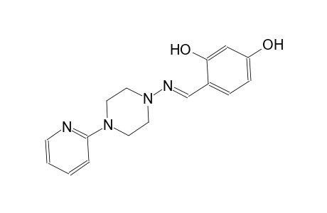1,3-benzenediol, 4-[(E)-[[4-(2-pyridinyl)-1-piperazinyl]imino]methyl]-
