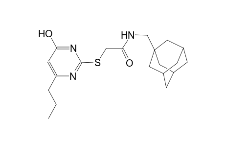 N-(1-adamantylmethyl)-2-[(4-keto-6-propyl-1H-pyrimidin-2-yl)thio]acetamide