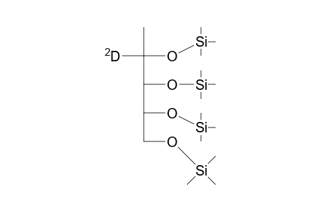 Pentitol-2-D1, 1-desoxy-tetrakis-O-(trimethylsilyl)-