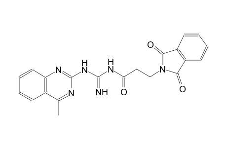 N-[3-(1,3-dioxo-1,3-dihydro-2H-isoindol-2-yl)propanoyl]-N'-(4-methyl-2-quinazolinyl)guanidine