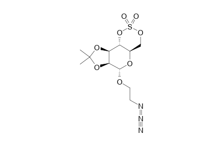 2'-AZIDOETHYL-2,3-O-ISOPROPYLIDENE-ALPHA-D-MANNOPYRANOSIDE-4,6-CYCLIC-SULFATE