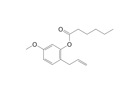 2-allyl-5-methoxyphenyl hexanoate