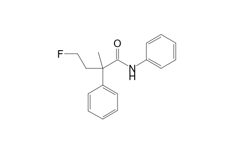 4-Fluoro-2-methyl-N,2-diphenylbutanamide