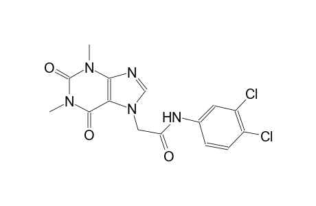 1H-purine-7-acetamide, N-(3,4-dichlorophenyl)-2,3,6,7-tetrahydro-1,3-dimethyl-2,6-dioxo-