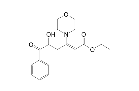 Ethyl 5-hydroxy-3-(morpholin-4'-yl)-6-oxo-6-phenylhex-2-enoate