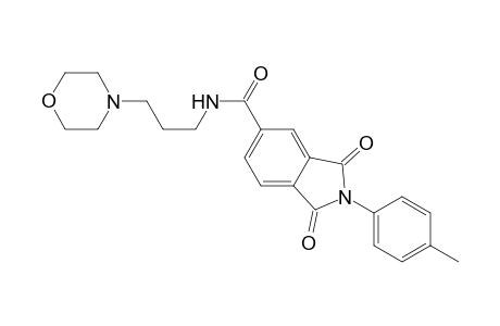 1,3-Diketo-N-(3-morpholinopropyl)-2-(p-tolyl)isoindoline-5-carboxamide