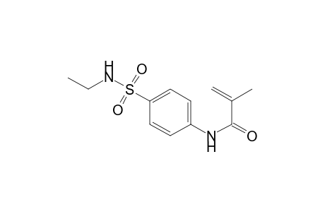 2-Propenamide, N-[4-[(ethylamino)sulfonyl]phenyl]-2-methyl-