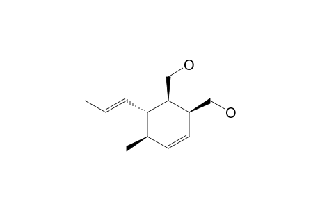 (+/-)-1,2-DIHYDROXYMETHYL-5-METHYL-6-(1-PROPENYL)-3-CYCLOHEXENE