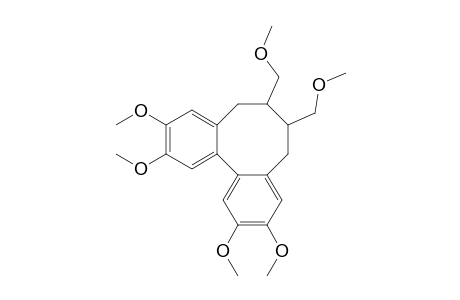 2,3,10,11-Tetramethoxy-6,7-bis(methoxymethyl)dibenzo[a,c]cyclooctadiene