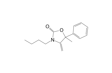 3-Butyl-5-methyl-4-methylene-5-phenyl-oxazolidin-2-one