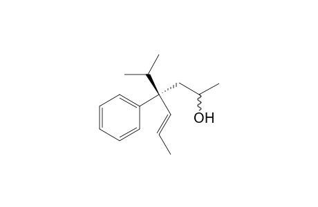 (E,2RS,4S)-4-Isopropyl-4-phenyl-5-hepten-2-ol