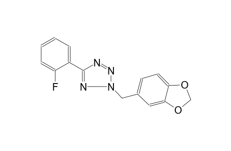 2-(1,3-benzodioxol-5-ylmethyl)-5-(2-fluorophenyl)-2H-tetraazole
