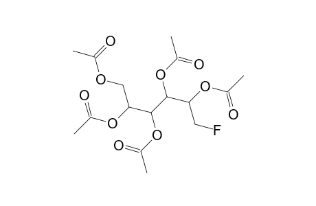 Glucitol, 6-deoxy-6-fluoro-, pentaacetate, D-