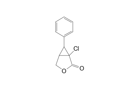 1-Chlor-c-2-(hydroxymethyl)-t-3-phenyl-r-1-cyclopropancarbonsaurelaton