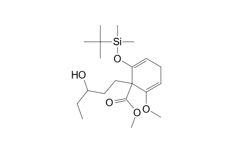 2,5-Cyclohexadiene-1-carboxylic acid, 2-[[(1,1-dimethylethyl)dimethylsilyl]oxy]-1-(3-hydroxypentyl)-6-methoxy-, methyl ester