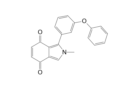 2-Methyl-1-(3'-phenoxyphenyl)-2H-isoindole-4,7-dione