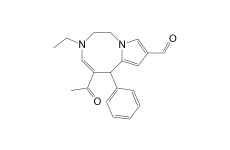 5-Acetyl-3-ethyl-6-phenyl-1,2,3,6-tetrahydropyrrolo[1,2-d][1,4]diazocine-8-carbaldehyde