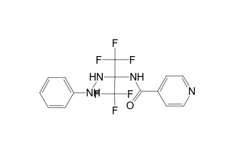 Isonicotinamide, N-[2,2,2-trifluoro-1-(N'-phenylhydrazino)-1-trifluoromethylethyl]-