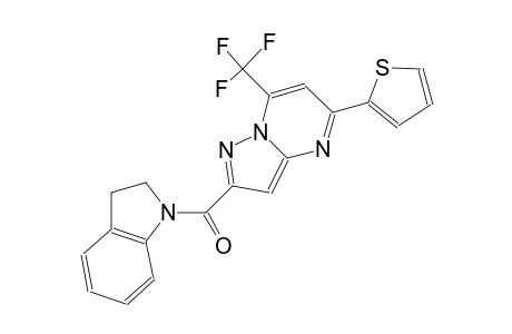 2-(2,3-dihydro-1H-indol-1-ylcarbonyl)-5-(2-thienyl)-7-(trifluoromethyl)pyrazolo[1,5-a]pyrimidine