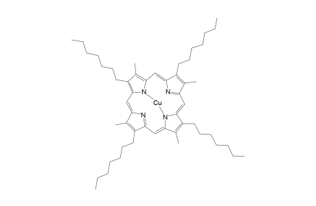 Copper, [2,7,12,17-tetraheptyl-3,8,13,18-tetramethyl-21H,23H-porphinato(2-)-N 21,N22,N23,N24]-, (SP-4-1)-