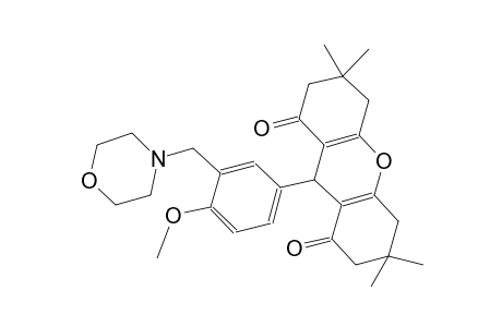 1H-xanthene-1,8(2H)-dione, 3,4,5,6,7,9-hexahydro-9-[4-methoxy-3-(4-morpholinylmethyl)phenyl]-3,3,6,6-tetramethyl-