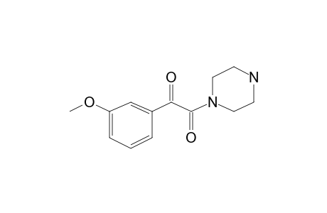 1-(3-Methoxyphenyl)-2-(piperazin-1-yl)ethane-1,2-dione