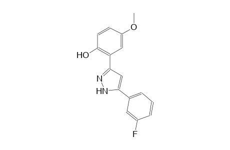 2-[5-(3-fluorophenyl)-1H-pyrazol-3-yl]-4-methoxyphenol