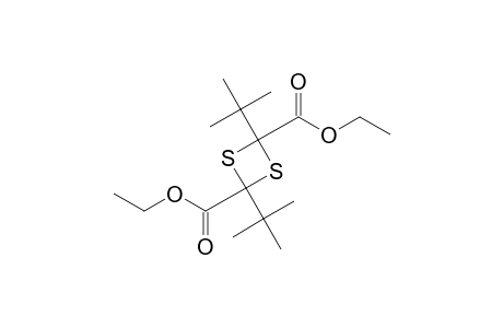 1,3-Dithietane-2,4-dicarboxylic acid, 2,4-bis(1,1-dimethylethyl)-, diethyl ester